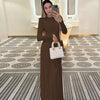 Round-Neck Bodycon Maxi Dress | MzStar Fashion | view 5