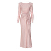 Round-Neck Bodycon Maxi Dress | MzStar Fashion | view 6