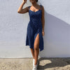 Polka Dot Pleated Sundress | MzStar Fashion | view 4