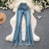 Vintage Print High-Waist Jeans | MzStar Fashion | view 6
