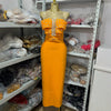 Orange Rhinestone Dress