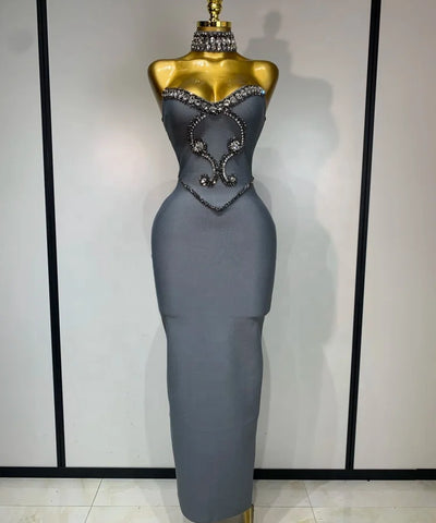 Star Gaze Dress With Necklace