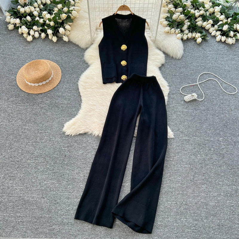 Rhinestone Knit & Mesh Skirt Set | MzStar Fashion | view 5