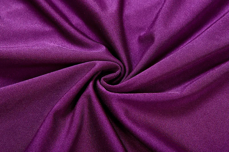 Purple Swing-Sleeve Mini Dress | MzStar Fashion | view 6