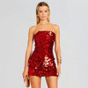 Strapless Sequin Club Dress | MzStar Fashion