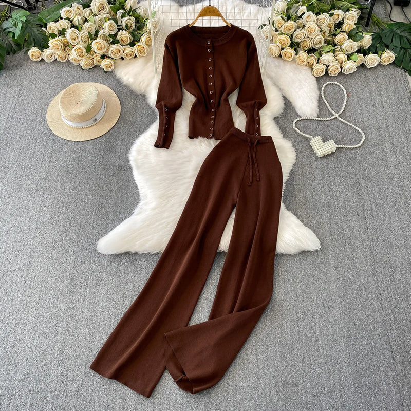 Plus-Size Knit Sweater Set | MzStar Fashion | view 3