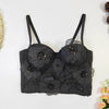 Lace Flower Bandeau Top | MzStar Fashion | view 3