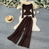 Ruffle Knit Top & Pants Set | MzStar Fashion | view 4