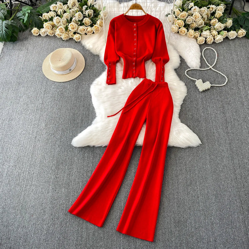 Plus-Size Knit Sweater Set | MzStar Fashion | view 4