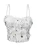 3D Floral Mesh Corset Top | MzStar Fashion | view 8