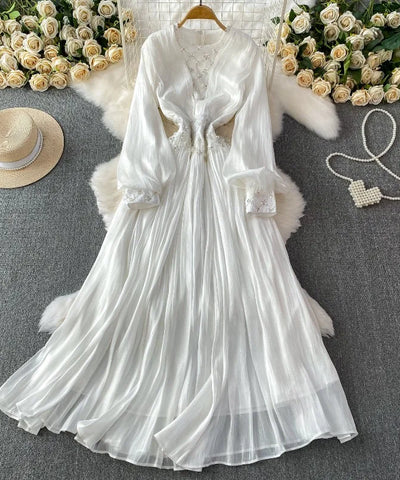 Ruffle V-Neck Cinched Dress | MzStar Fashion