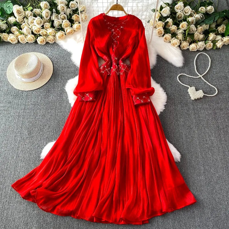 Ruffle V-Neck Cinched Dress | MzStar Fashion | view 3