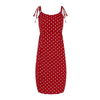 Polka Dot Pleated Sundress | MzStar Fashion | view 5