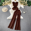 Sleeveless Vest & Trousers Set | MzStar Fashion | view 4