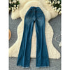 Retro High-Waist Slim Jeans | MzStar Fashion | view 5