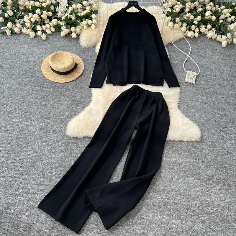 Turtleneck Sweater & Pants Set | MzStar Fashion | view 3