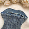Rivet Tube Top & Jeans Set | MzStar Fashion | view 4