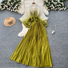 Tie-Dye Blouse & Midi Skirt Set | MzStar Fashion | view 3