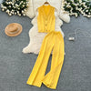Rhinestone Knit & Mesh Skirt Set | MzStar Fashion | view 3