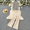 Boho Tassel Halter Knit Set | MzStar Fashion | view 3