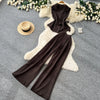 Sleeveless Knit Top & Pants Set | MzStar Fashion | view 4