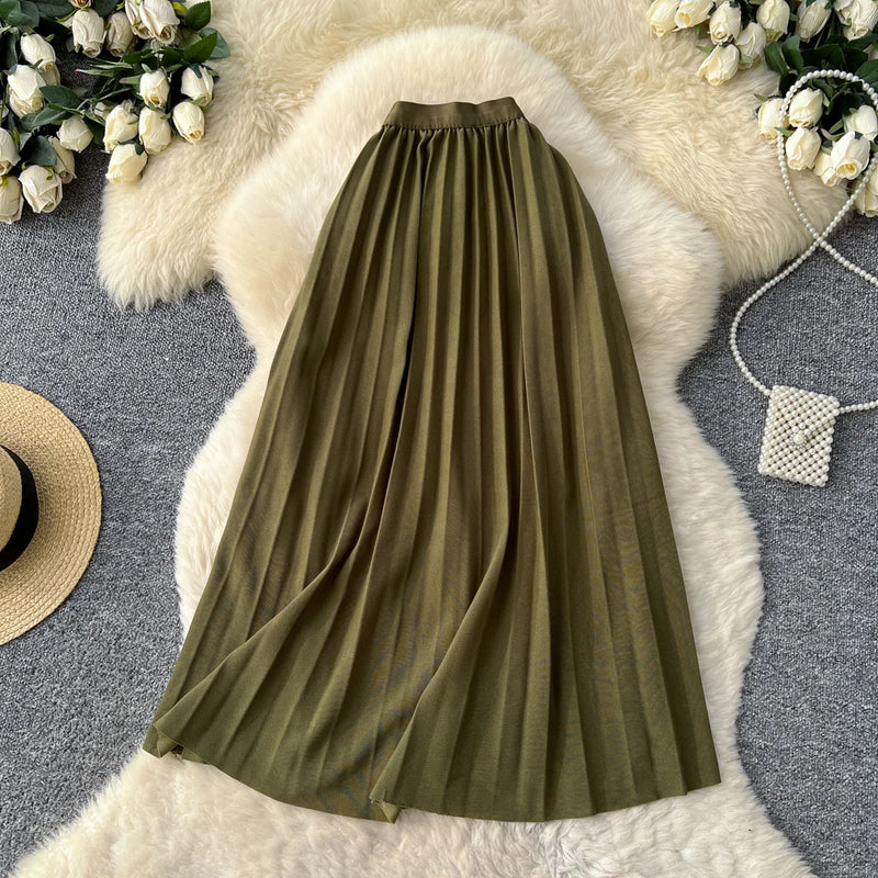 Casual Straight Maxi Skirt | MzStar Fashion | view 3
