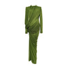 Modest Ruffle Knit Maxi Dress | MzStar Fashion | view 7