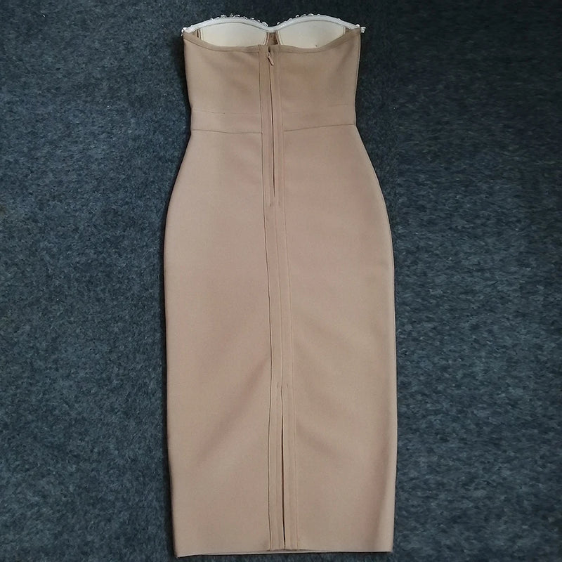 Sexy Strapless Star Shine Dress