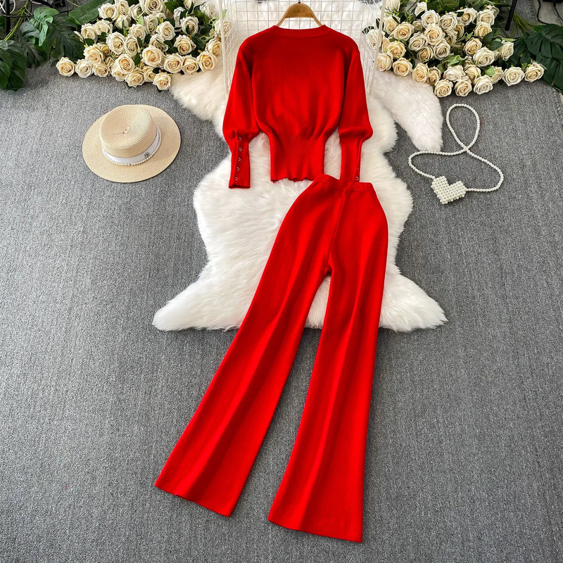 Plus-Size Knit Sweater Set | MzStar Fashion | view 6