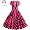 Polka Dot Swing Midi Dress | MzStar Fashion | view 6