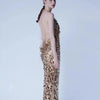 Mesh Sequin Halter Gown | MzStar Fashion | view 2