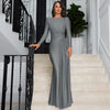 Round-Neck Bodycon Maxi Dress | MzStar Fashion | view 2