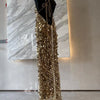 Mesh Sequin Halter Gown | MzStar Fashion | view 5