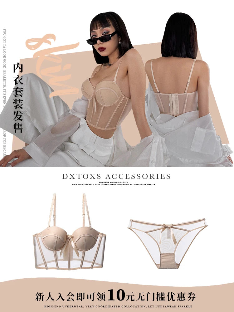 Mesh Bra Corset Top | MzStar Fashion | view 7