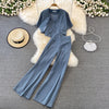 Chiffon Three-Piece Pants Set | MzStar Fashion | view 5