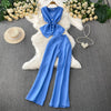 Sleeveless Vest & Trousers Set | MzStar Fashion | view 2