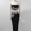 Crystal Bandage Two-Piece Dress Set | MzStar Fashion
