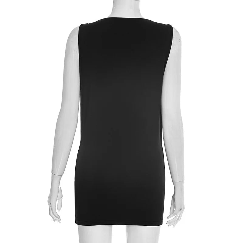 Eyelet Cut-Out Mini Dress | MzStar Fashion | view 3