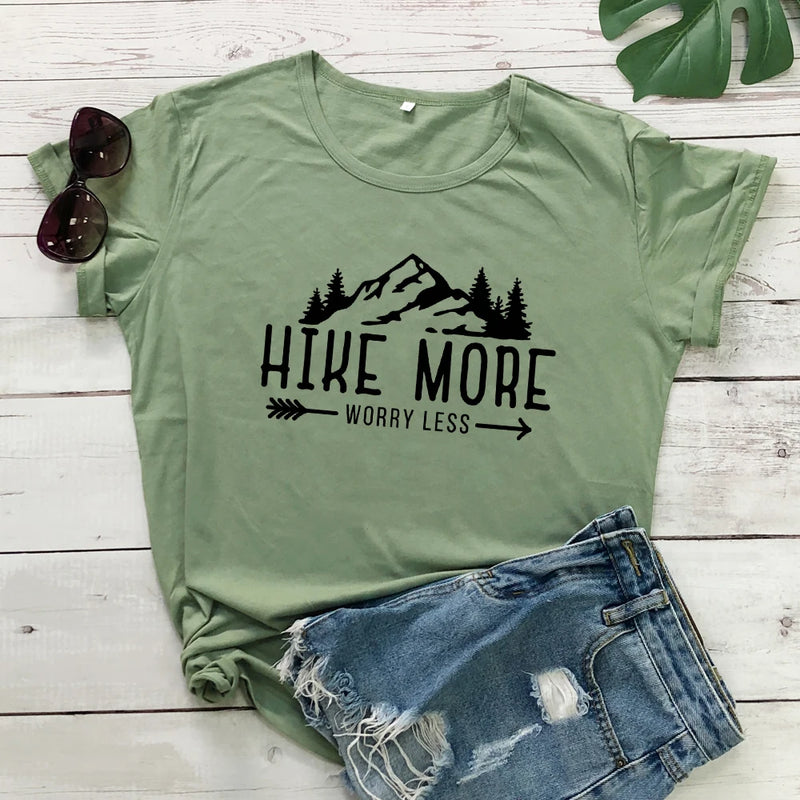 Hike More Graphic Tee | MzStar Fashion | view 2