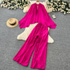 Lantern Sleeve Two-Piece Set | MzStar Fashion | view 4