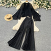 Lantern Sleeve Two-Piece Set | MzStar Fashion | view 2