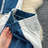 Denim Splice Top & Pants Set | MzStar Fashion | view 6