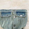 Strapless Ripped Denim Jumpsuit | MzStar Fashion | view 4