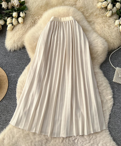 Casual Straight Maxi Skirt