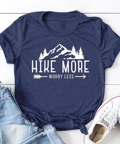 Hike More Graphic Tee | MzStar Fashion