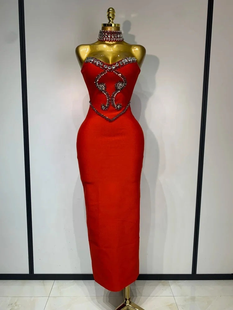 Star Gaze Dress With Necklace