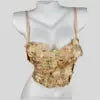 Rhinestone Flower Corset Top | MzStar Fashion | view 8
