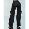 Rhinestone Stretch Cargo Jeans | MzStar Fashion | view 6
