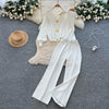 V-Neck Knit Three-Piece Set | MzStar Fashion | view 7