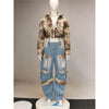 Floral Crop Jacket & Jeans Set | MzStar Fashion | view 3